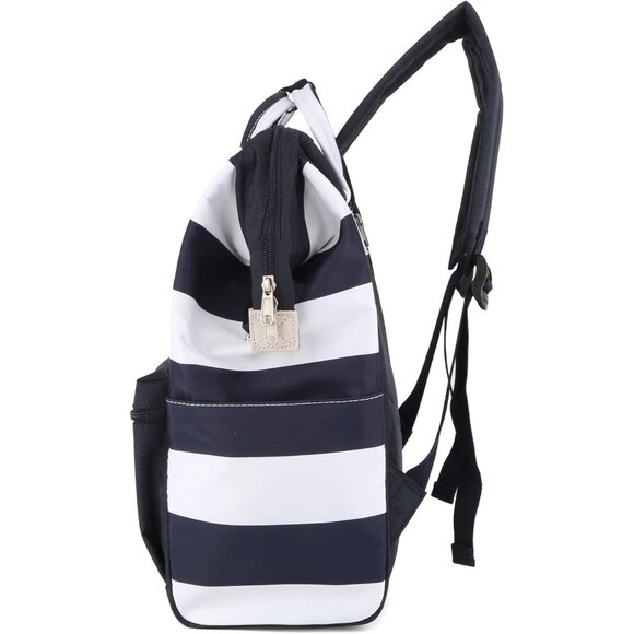 Women Black Travel School Backpack Charging Port Doctor Work Bag College Student